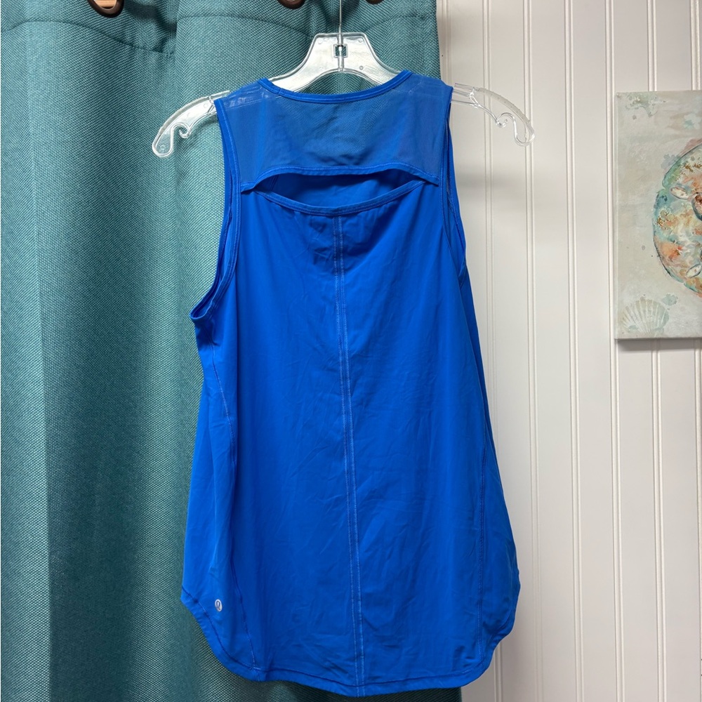 Lululemon Sculpt Tank II Cerulean Blue Size 6 - Picture 4 of 7